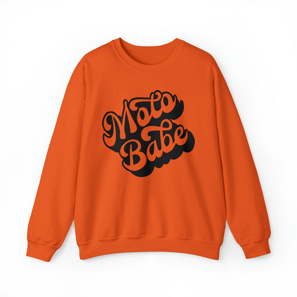 Moto Babe Adult Unisex Heavy Blend™ Crewneck Sweatshirt | Moto Babe Sweatshirt