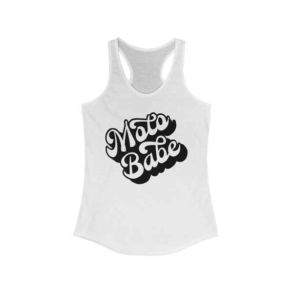 Moto Babe Ladies Ideal Racerback Tank | MX Motocross Girl Racerback Tank Top