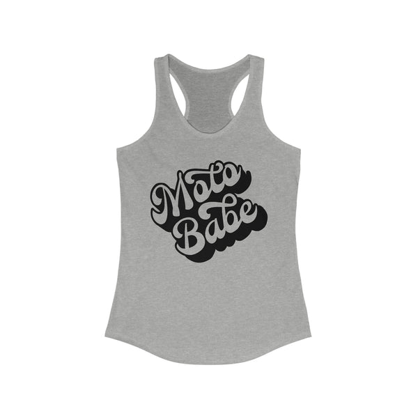 Moto Babe Ladies Ideal Racerback Tank | MX Motocross Girl Racerback Tank Top