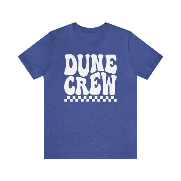 Groovy Dune Crew Adult Unisex Jersey Short Sleeve Tee | Dunes Camping Family or Group Shirts | SxS Moto ATV UTV Shirts