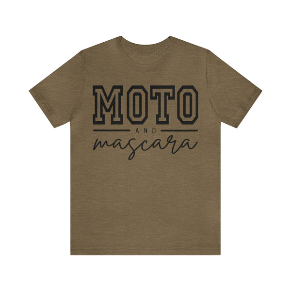 Moto and Mascara Adult Unisex Jersey Short Sleeve Tee for Moto Girls | Moto and Mascara Ride Day T-Shirt