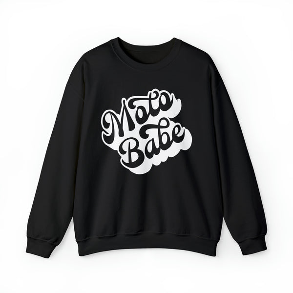 Moto Babe Adult Unisex Heavy Blend™ Crewneck Sweatshirt | Moto Babe Sweatshirt