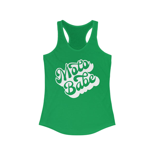 Moto Babe Ladies Ideal Racerback Tank | MX Motocross Girl Racerback Tank Top