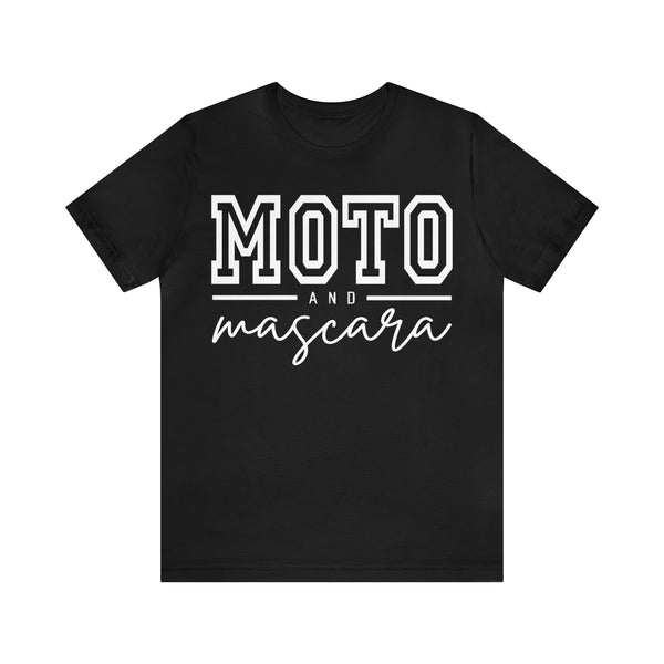 Moto and Mascara Adult Unisex Jersey Short Sleeve Tee for Moto Girls | Moto and Mascara Ride Day T-Shirt