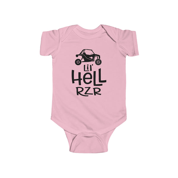 Lil' Hell Rzr Infant Fine Jersey Bodysuit | Kids Little Hell Raiser Baby Bodysuit