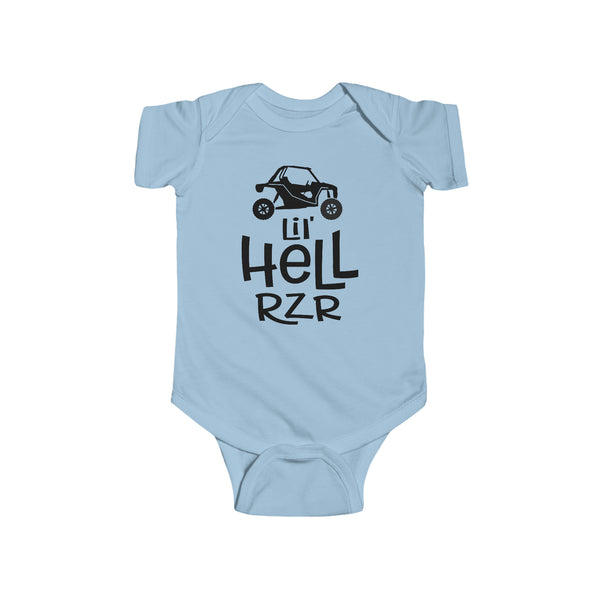 Lil' Hell Rzr Infant Fine Jersey Bodysuit | Kids Little Hell Raiser Baby Bodysuit