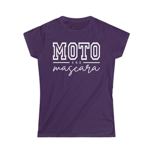 Ladies Moto and Mascara Softstyle Tee | Ladies Fit Moto and Mascara T-Shirt