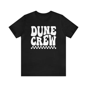 Groovy Dune Crew Adult Unisex Jersey Short Sleeve Tee | Dunes Camping Family or Group Shirts | SxS Moto ATV UTV Shirts