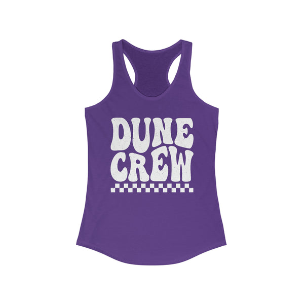 Ladies Retro Dune Crew Ideal Racerback Tank | Dunes Camping Moto SxS ATV UTV Racerback Tank Top