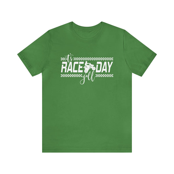 It's Race Day Y'all - Quad Adult Unisex Jersey Short Sleeve Tee | MX Motocross Moto Races Shirt | Quad Racing Tee