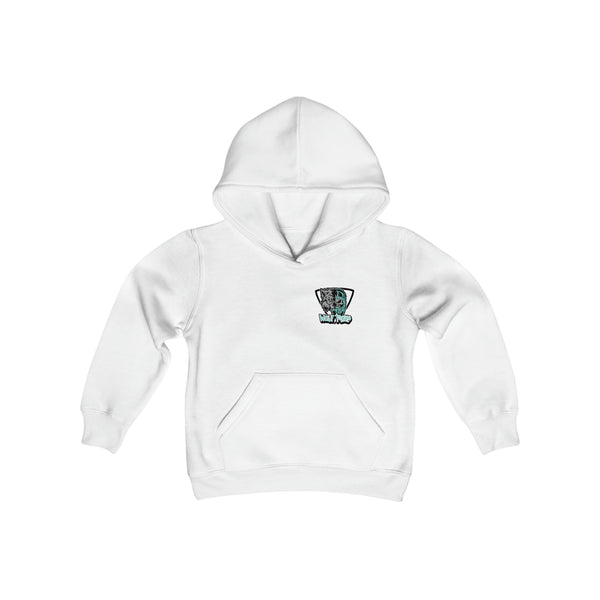 Wolf Racing Logo Youth Heavy Blend Hooded Sweatshirt