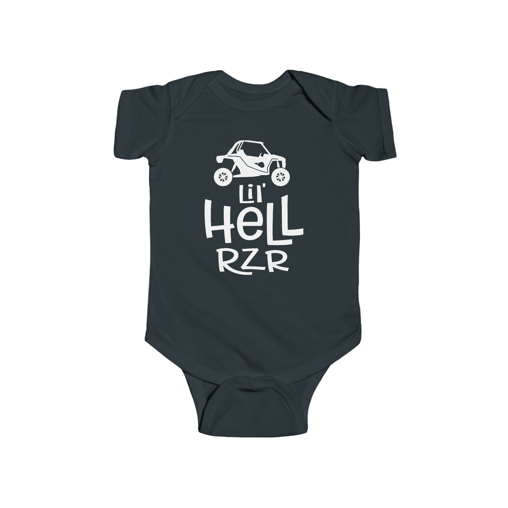 Lil' Hell Rzr Infant Fine Jersey Bodysuit | Kids Little Hell Raiser Baby Bodysuit