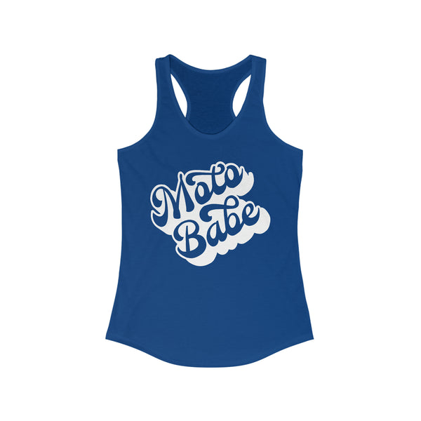 Moto Babe Ladies Ideal Racerback Tank | MX Motocross Girl Racerback Tank Top