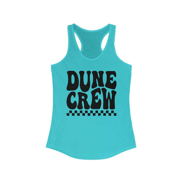 Ladies Retro Dune Crew Ideal Racerback Tank | Dunes Camping Moto SxS ATV UTV Racerback Tank Top