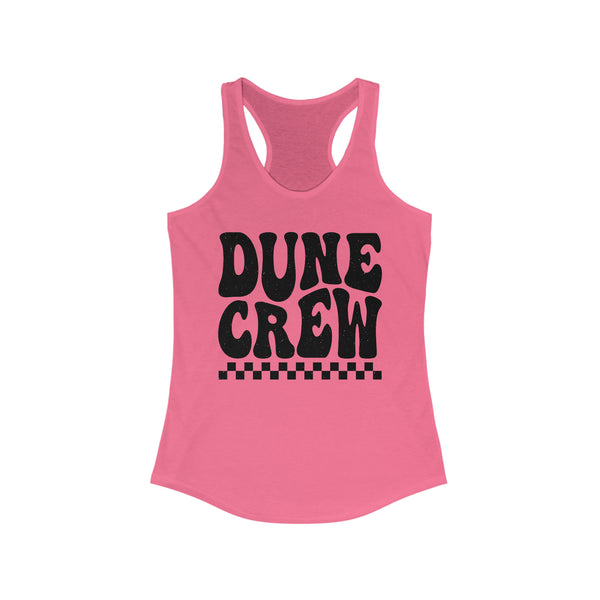 Ladies Retro Dune Crew Ideal Racerback Tank | Dunes Camping Moto SxS ATV UTV Racerback Tank Top