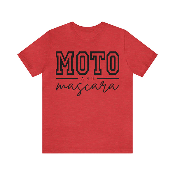 Moto and Mascara Adult Unisex Jersey Short Sleeve Tee for Moto Girls | Moto and Mascara Ride Day T-Shirt