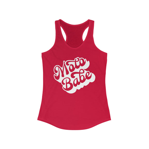 Moto Babe Ladies Ideal Racerback Tank | MX Motocross Girl Racerback Tank Top