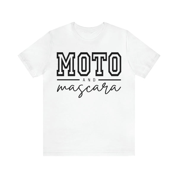 Moto and Mascara Adult Unisex Jersey Short Sleeve Tee for Moto Girls | Moto and Mascara Ride Day T-Shirt