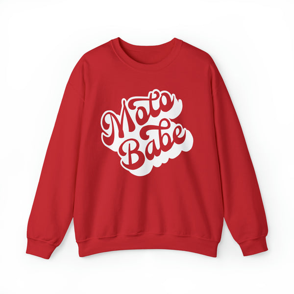 Moto Babe Adult Unisex Heavy Blend™ Crewneck Sweatshirt | Moto Babe Sweatshirt