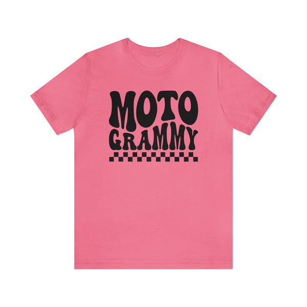 Retro Groovy Moto Grammy Adult Unisex Jersey Short Sleeve Tee | MX Motocross Moto Races Shirt | Moto Grandma Race Day Tee