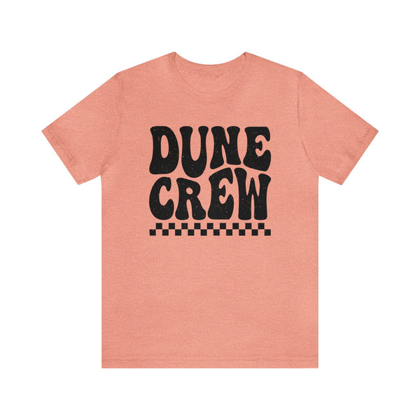 Groovy Dune Crew Adult Unisex Jersey Short Sleeve Tee | Dunes Camping Family or Group Shirts | SxS Moto ATV UTV Shirts