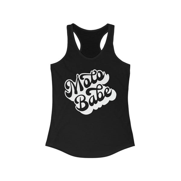 Moto Babe Ladies Ideal Racerback Tank | MX Motocross Girl Racerback Tank Top