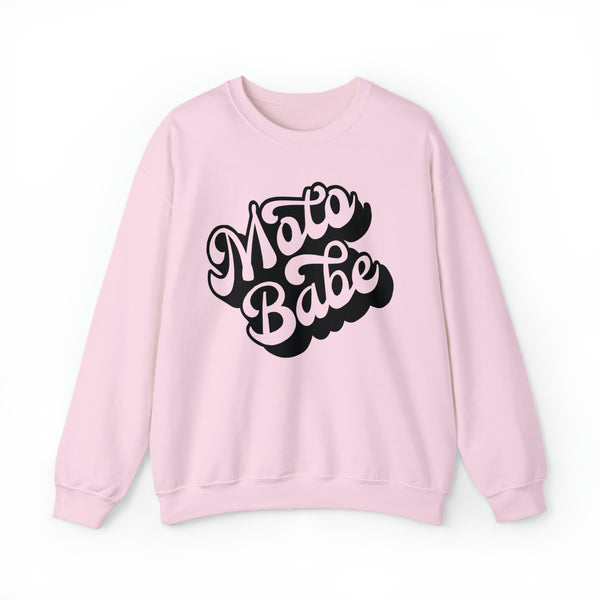 Moto Babe Adult Unisex Heavy Blend™ Crewneck Sweatshirt | Moto Babe Sweatshirt