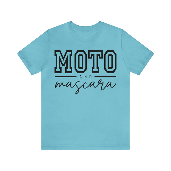 Moto and Mascara Adult Unisex Jersey Short Sleeve Tee for Moto Girls | Moto and Mascara Ride Day T-Shirt