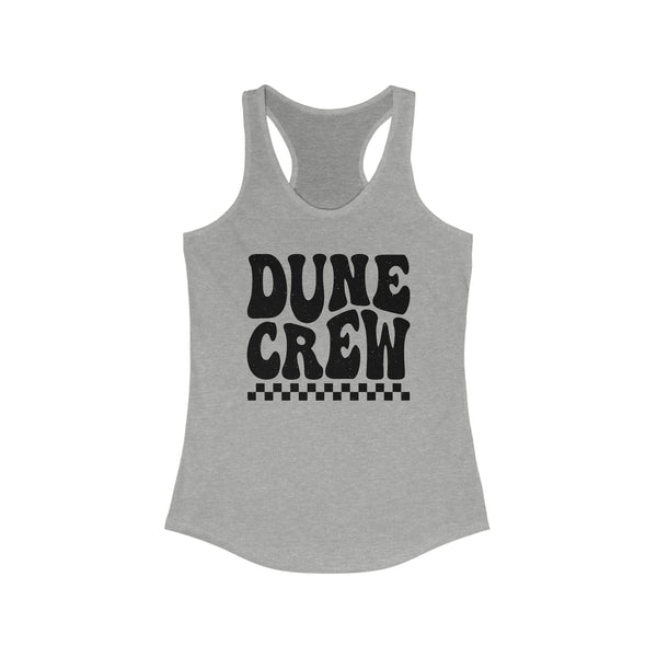 Ladies Retro Dune Crew Ideal Racerback Tank | Dunes Camping Moto SxS ATV UTV Racerback Tank Top