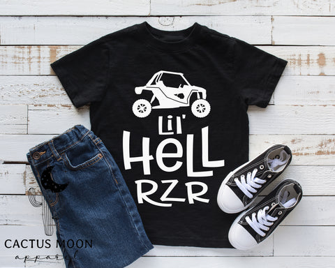 Lil' Hell Rzr Toddler's Fine Jersey Tee | Kids Little Hell Raiser SxS Toddler T-Shirt