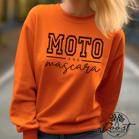 Moto and Mascara Adult Unisex Heavy Blend™ Crewneck Sweatshirt | Moto and Mascara Kind of Girl Sweatshirt