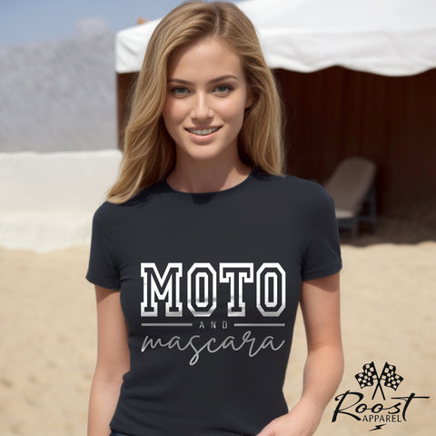 Ladies Moto and Mascara Softstyle Tee | Ladies Fit Moto and Mascara T-Shirt