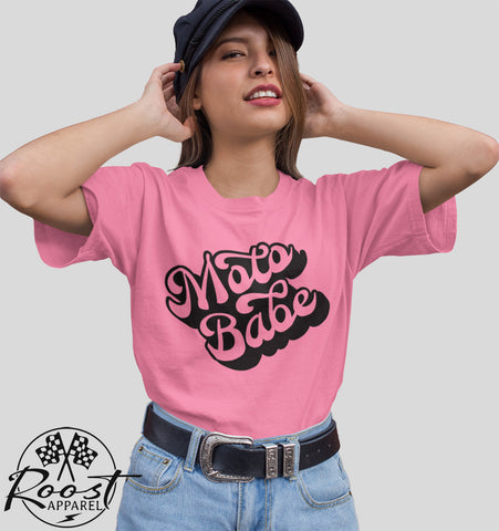 Moto Babe Adult Unisex Jersey Short Sleeve Tee | Moto Babe T-Shirt