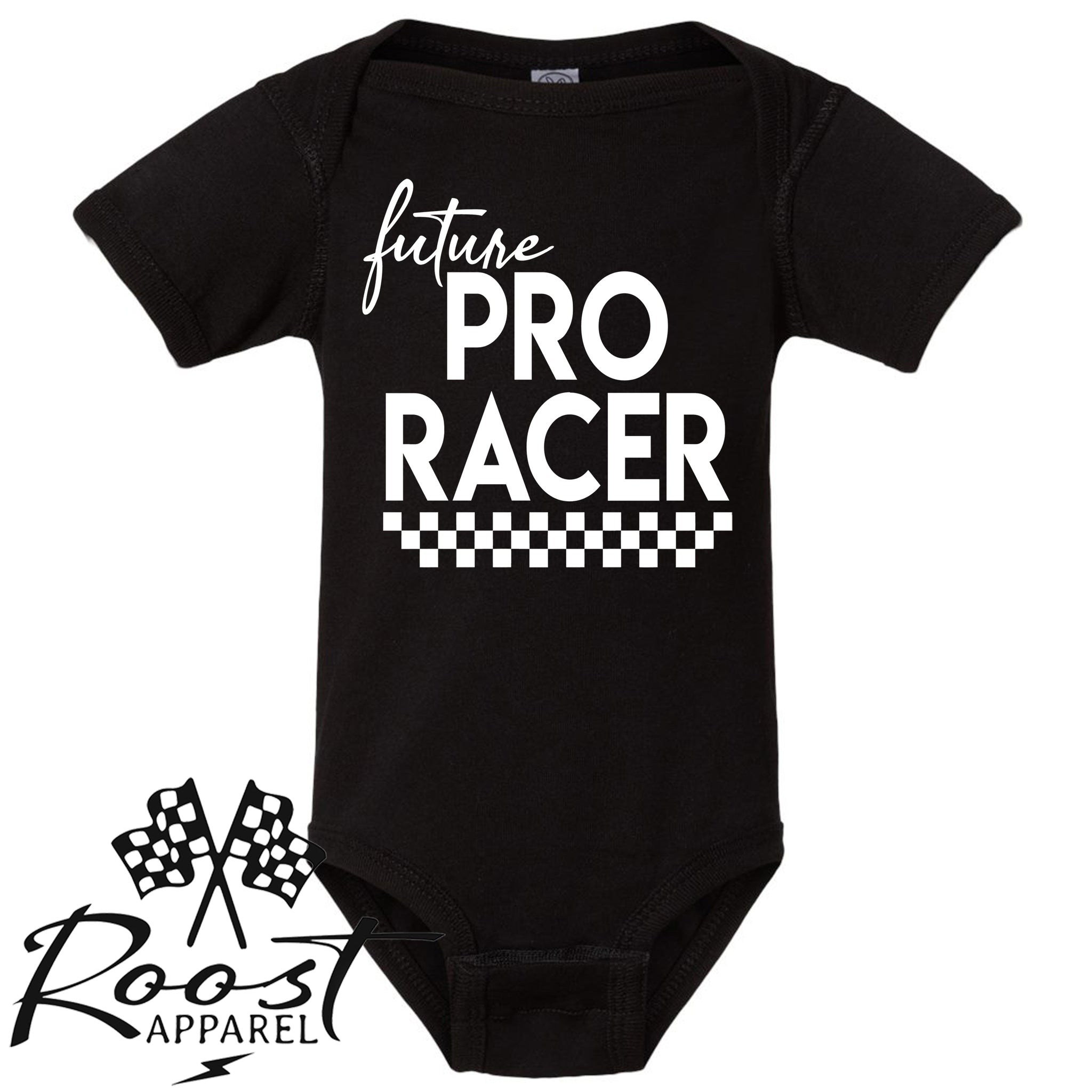 Future Pro Racer Race Kids Shirt in Baby, Toddler or Youth Sizes