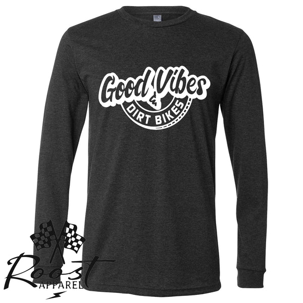 Good Vibes and Dirt Bikes Unisex Style Moto T-Shirt