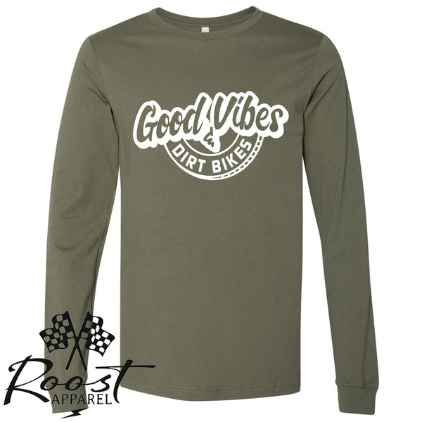 Good Vibes and Dirt Bikes Unisex Style Moto T-Shirt