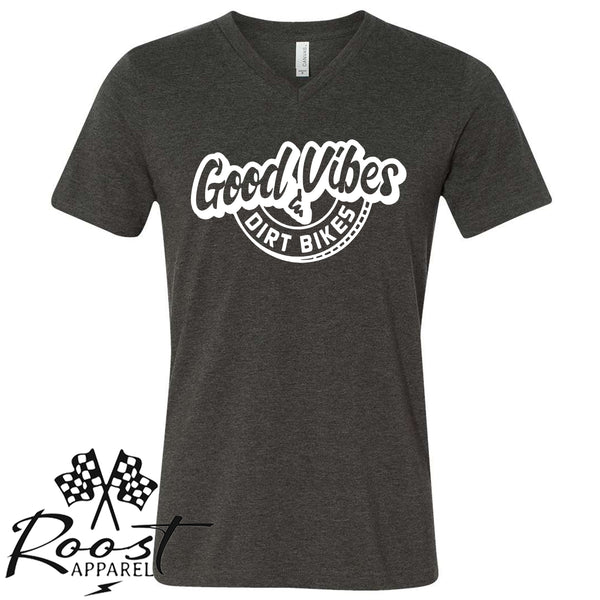 Good Vibes and Dirt Bikes Unisex Style Moto T-Shirt