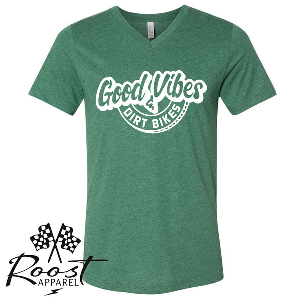 Good Vibes and Dirt Bikes Unisex Style Moto T-Shirt