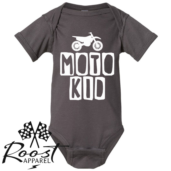 Moto Kid Motocross Race Kids Shirt in Baby, Toddler or Youth Sizes