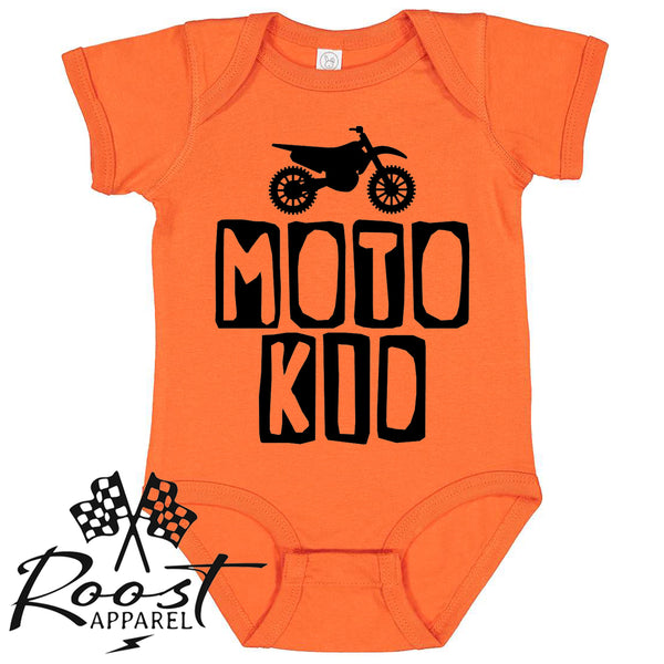 Moto Kid Motocross Race Kids Shirt in Baby, Toddler or Youth Sizes