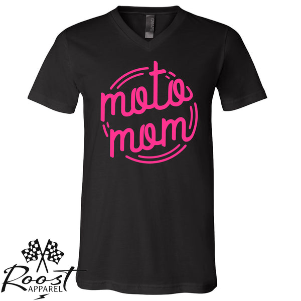 Neon Style Moto Mom Unisex Style T-Shirt