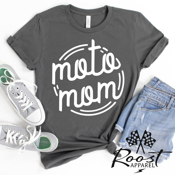 Neon Style Moto Mom Unisex Style T-Shirt