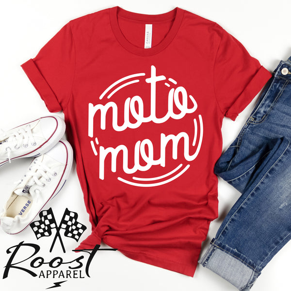 Neon Style Moto Mom Unisex Style T-Shirt