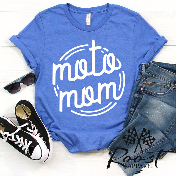 Neon Style Moto Mom Unisex Style T-Shirt