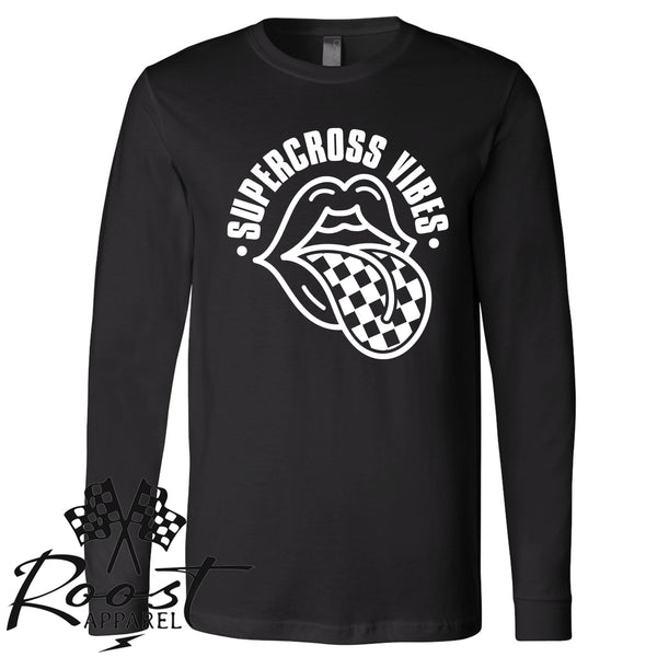 Supercross Vibes With Checkered Tongue Unisex Style T-Shirt